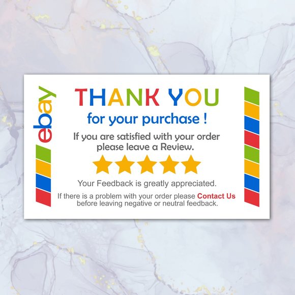 100 Thank You Cards - Picture 2 of 7